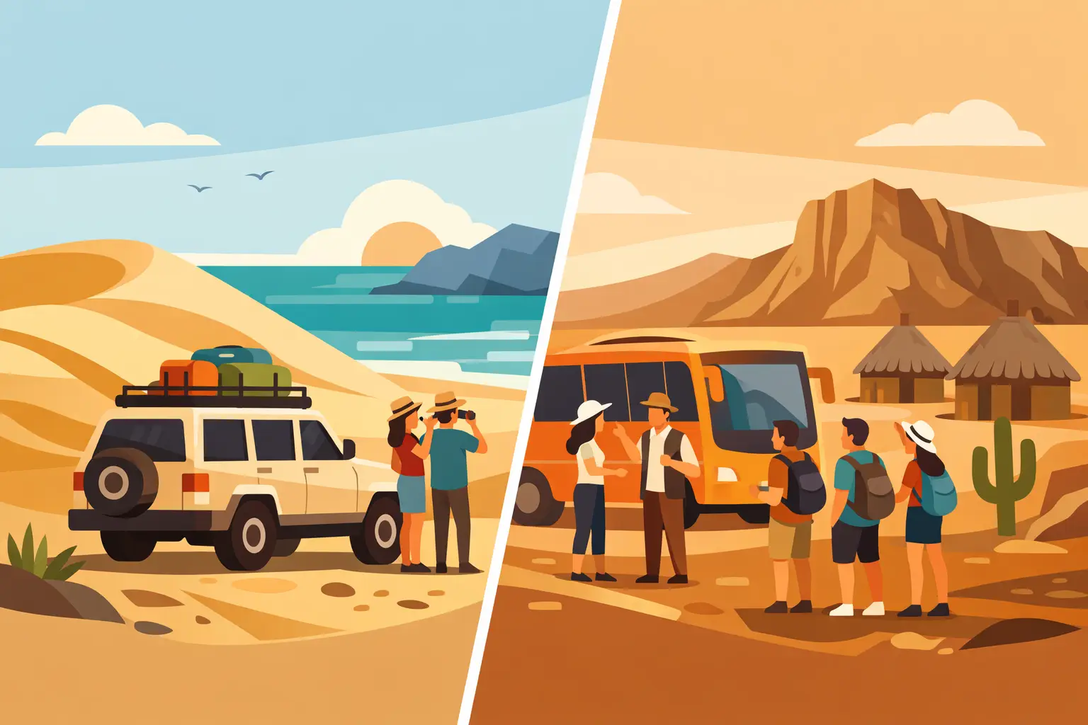 Lee más sobre el artículo Tour privado o compartido en La Guajira: cuál elegir
