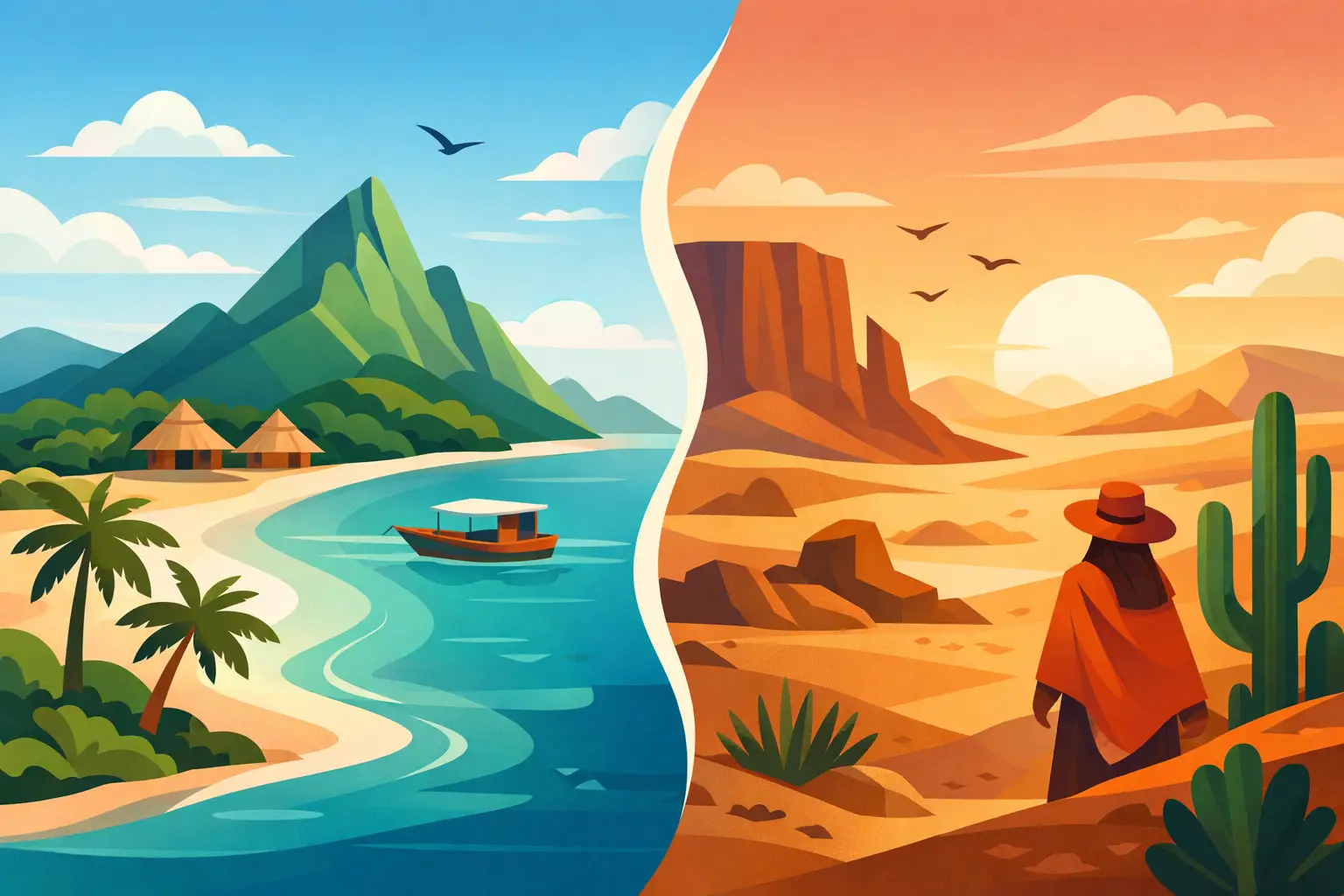 En este momento estás viendo Diferencias entre Alta y Baja Guajira al viajar